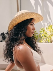 Neutral Western Style Hat - Image 2 of 4