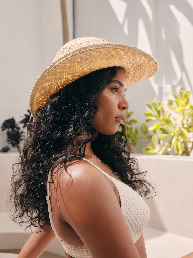 Neutral Western Style Hat - Image 2 of 4