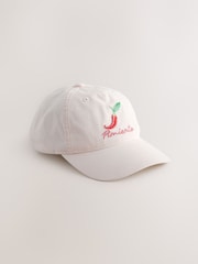 Chilli Motif 100% Cotton Cap - Image 3 of 5