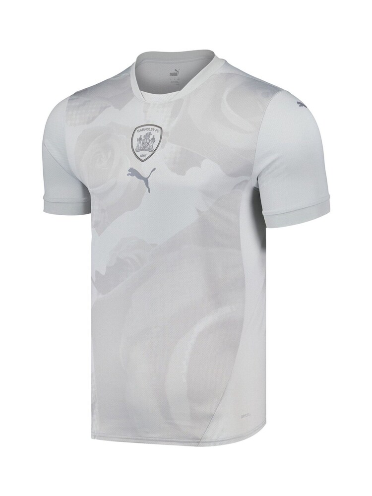 Puma Grey Outsize Barnsley Away Shirt 2024-25 - Image 2 of 3
