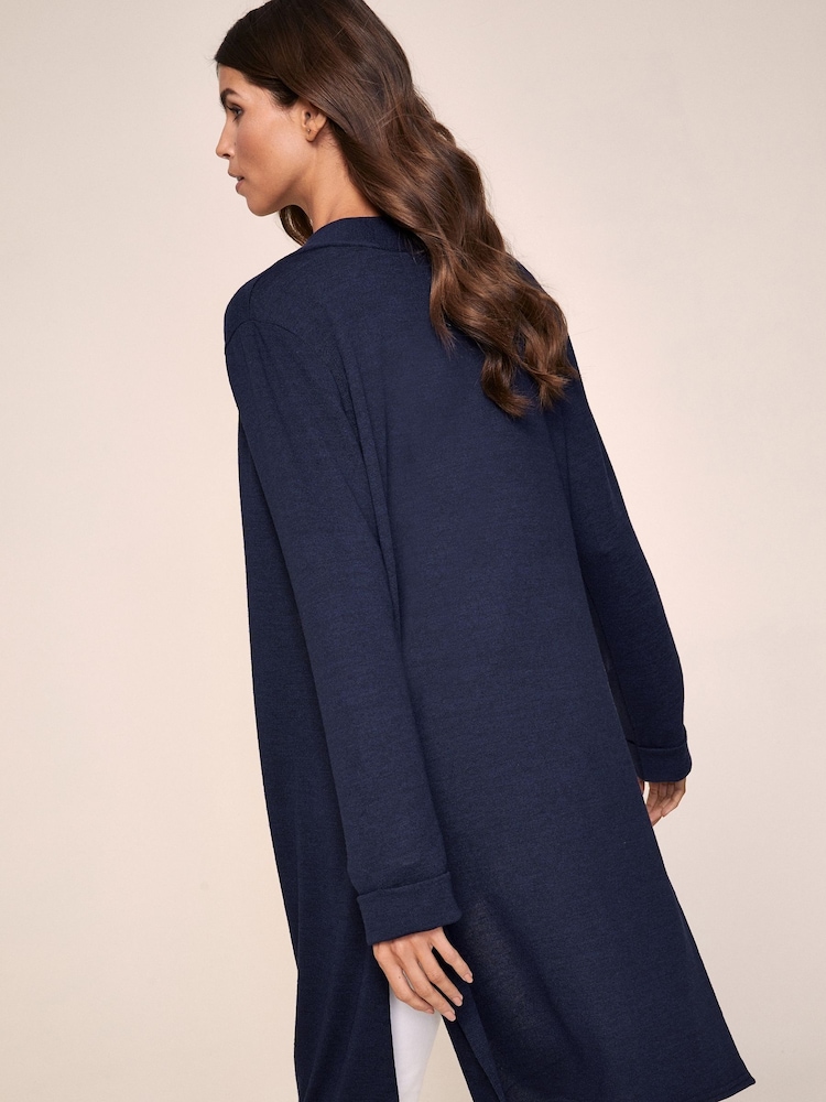 Lipsy Navy Longline Cardigan - Image 3 of 4