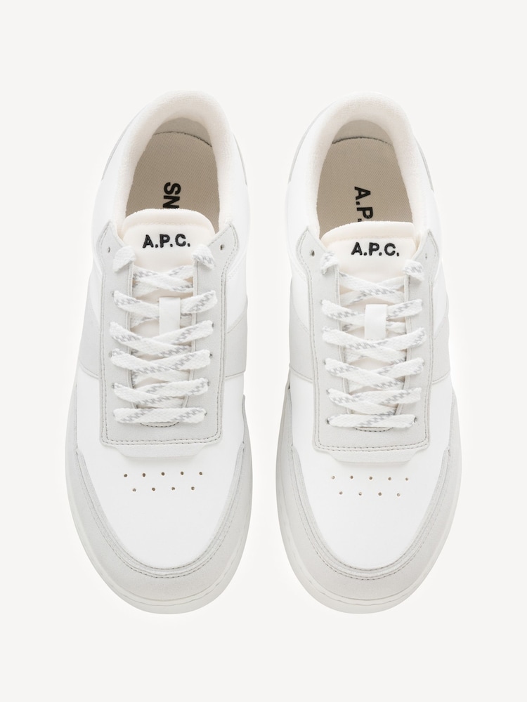 A.P.C. White Essential Trainers - Image 3 of 3