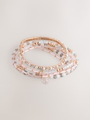Gold Tone Sparkle Stretch Bracelet - Image 1 of 2