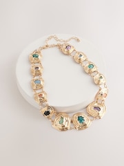 Tonalité d'or - Collier en pierres organiques - Image 3 de 5