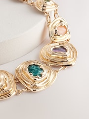 Tonalité d'or - Collier en pierres organiques - Image 5 de 5