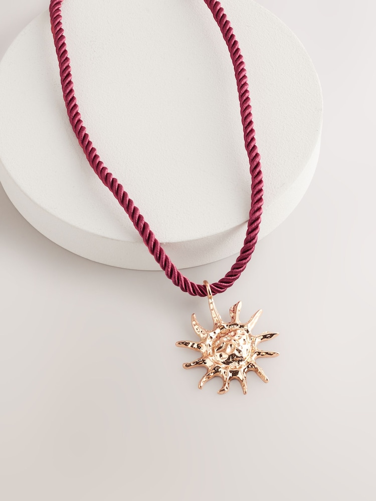 Tonalité d'or - Collier Sun Velours côtelé - Image 3 of 5