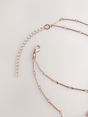 Gold Tone Shell Charm Necklace - Image 5 of 5