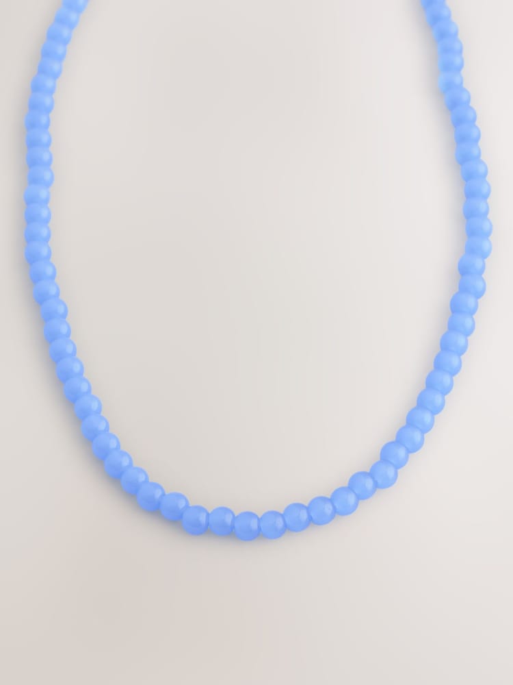 Bleu - Collier de perles - Image 3 of 5