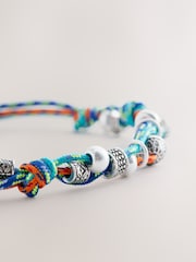 Blue/Orange Bungee Cord Necklace - Image 6 of 6