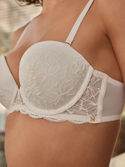 Cream Strapless Multiway Push Up Wow Tripple Boost Lace Multiway Bra A-D - Image 5 of 8