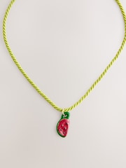 Green Watermelon Rope Necklace - Image 5 of 8