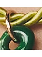 Green Watermelon Rope Necklace - Image 8 of 8