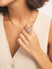 Gold Tone Sun Ring - Image 1 of 4