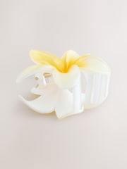 Бело-желтый - Flower Claw Hair Clip - Image 3 of 5