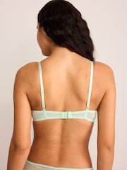 Mint Green Push Up Padded Balcony Bra A-DD - Image 2 of 5
