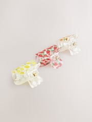 Multi Coloured Fruit Hair Claw Clip 3 Pack - Image 6 of 6