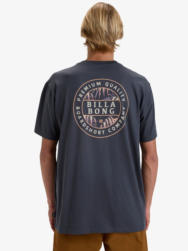 Billabong Graphic Back Print Short Sleeve Logo T-Shirt - Image 2 of 6