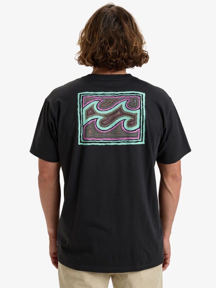 Billabong Graphic Back Print Short Sleeve Logo T-Shirt - Image 2 of 6