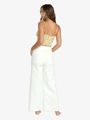 Billabong Free Fall Twill Salt Crystal White Trousers - Image 3 of 5