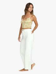 Billabong Free Fall Twill Salt Crystal White Trousers - Image 5 of 5