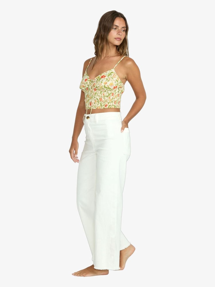 Billabong Free Fall Twill Salt Crystal White Trousers - Image 5 of 5
