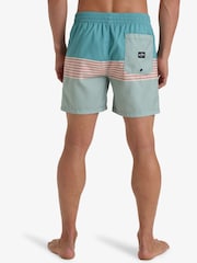 Billabong Blue All Day Stripe Logo Swim Shorts - Image 3 of 4