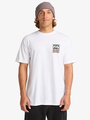 Billabong Graphic Back Print Short Sleeve Logo T-Shirt - Image 1 of 6