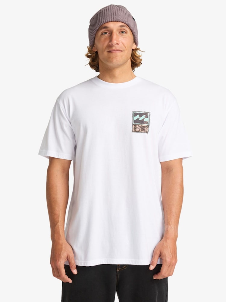 Billabong Graphic Back Print Short Sleeve Logo T-Shirt - Image 1 of 6