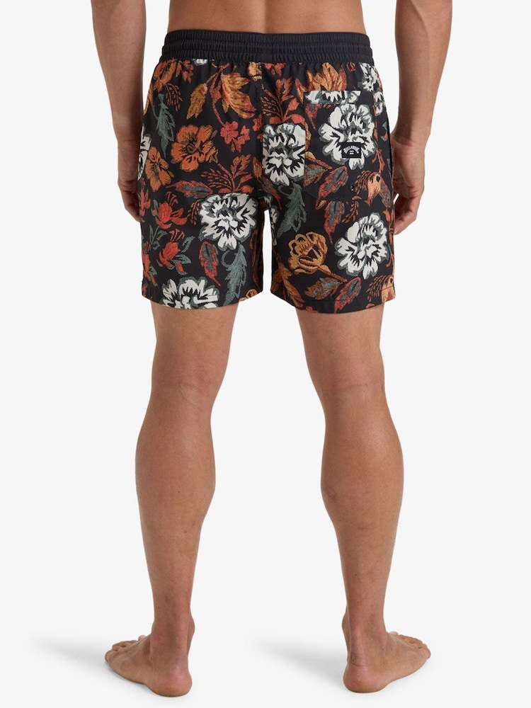 Billabong Vacay Printed Logo Black Swim Shorts - Image 2 of 4