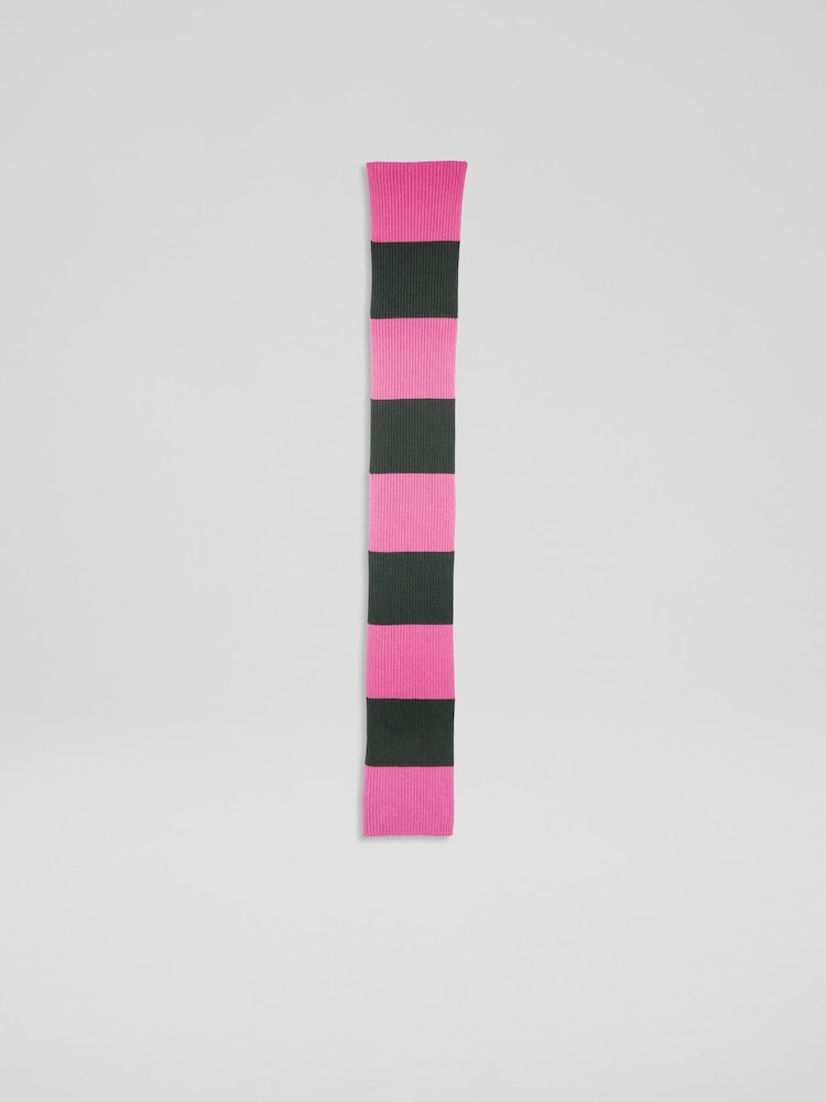 LK Bennett Elodie Mix Rib Knit Scarf - Bild 1 von 3