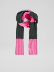 LK Bennett Elodie Mix Rib Knit Scarf - Bild 2 von 3