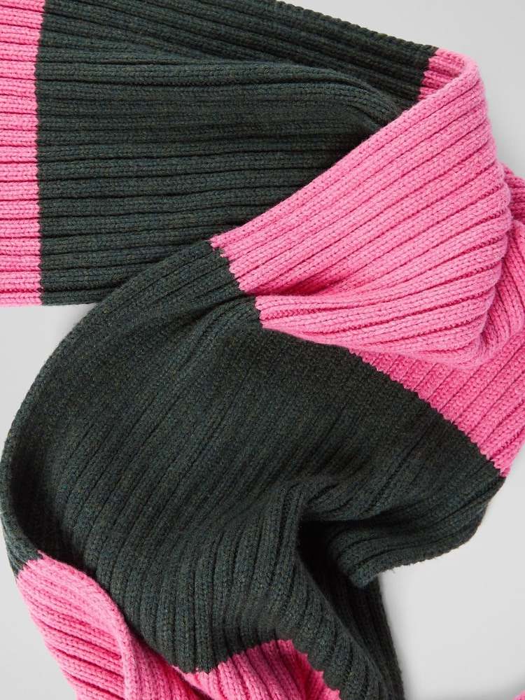 LK Bennett Elodie Mix Rib Knit Scarf - Bild 3 von 3