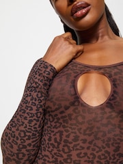 Ann Summers Brown Wild Love Animal Print Body - Image 3 of 4