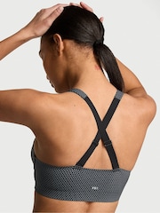 Victoria's Secret Black Print Front Close High Support Sports Bra - Image 2 of 3