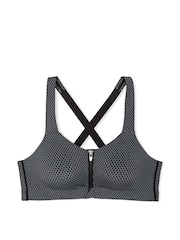 Victoria's Secret Black Print Front Close High Support Sports Bra - Image 3 of 3