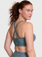 Victoria's Secret Dark Steel Blue Front Close High Support Sports Bra - Image 2 of 3
