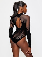 Ann Summers Black Flaming Desire Fishnet Body - Image 2 of 5