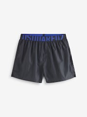 DSquared2 Black Underwear Logo Waistband Swim Shorts - Image 2 of 5