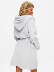 Gris - Ann Summers Signature Sparkle Fluffy Robe - Imagen 2 de 6