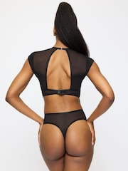Ann Summers Black Supersition PU Cut Out Body - Image 2 of 4