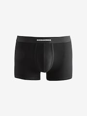 DSquared2 Black Underwear Waistband Logo Boxers 2 Pack - Image 2 of 3