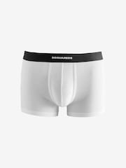 DSquared2 White Underwear Waistband Logo Boxers 2 Pack - Image 3 of 3