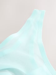 Azul turquesa - Invisible Bonded Mesh Thong - Imagen 2 de 8