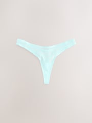 Azul turquesa - Invisible Bonded Mesh Thong - Imagen 6 de 8