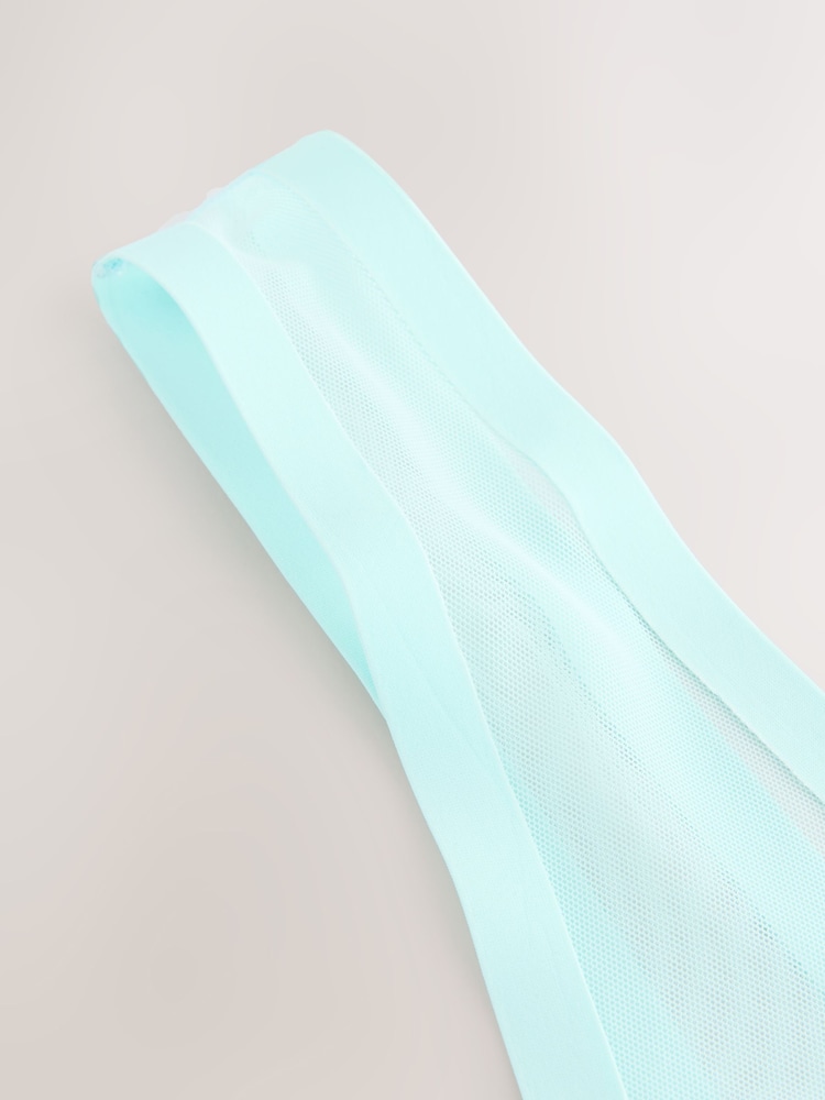 Azul turquesa - Invisible Bonded Mesh Thong - Imagen 8 de 8