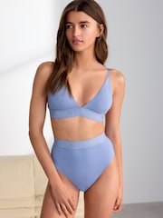 Crema/azul - Pack de 2 bragas con logotipo - Imagen 2 de 5