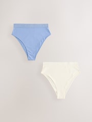 Кремовый/синий - Logo Knickers 2 Pack - Изображение 7 из 11
