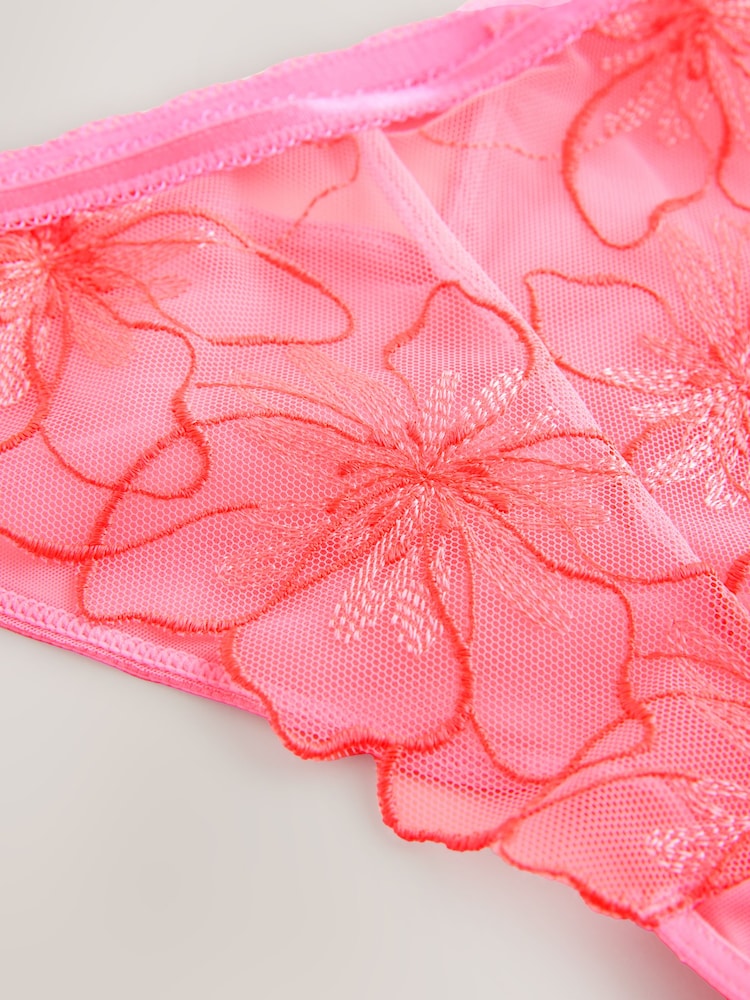 Rosa brillante - Premium Embroidery Knickers - Imagen 3 de 3 Rosa brillante - Premium Embroidery Knickers - Imagen 3 de 3