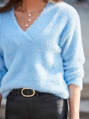 Jersey muy suave y mullido para mujer de Sosandar - Imagen 3 de 5