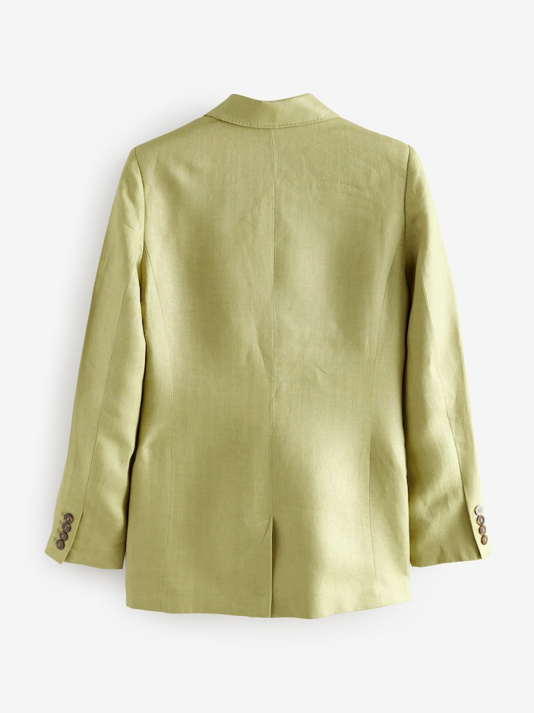 Vert - Blazer N Premium 100% lin - Image 7 of 9
